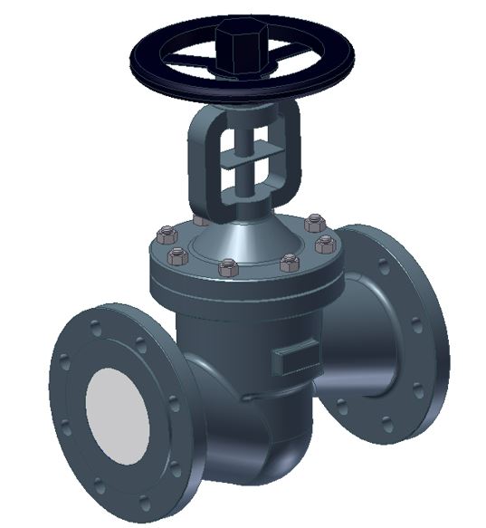 Globe valve with bellow PN16-25 DN15-300