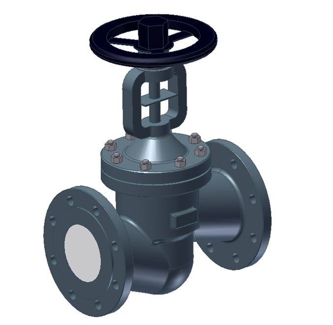 Globe valve with bellow PN25-40 DN15-400