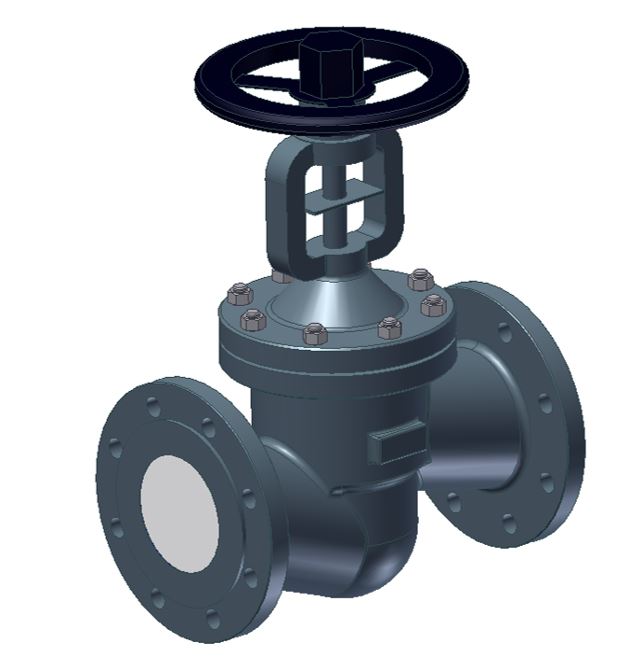 Globe valve CrNi with bellow PN16 DN15-200