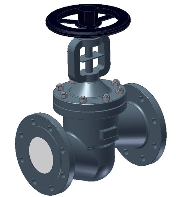 Globe valve CrNi with bellow PN25-40 DN15-200