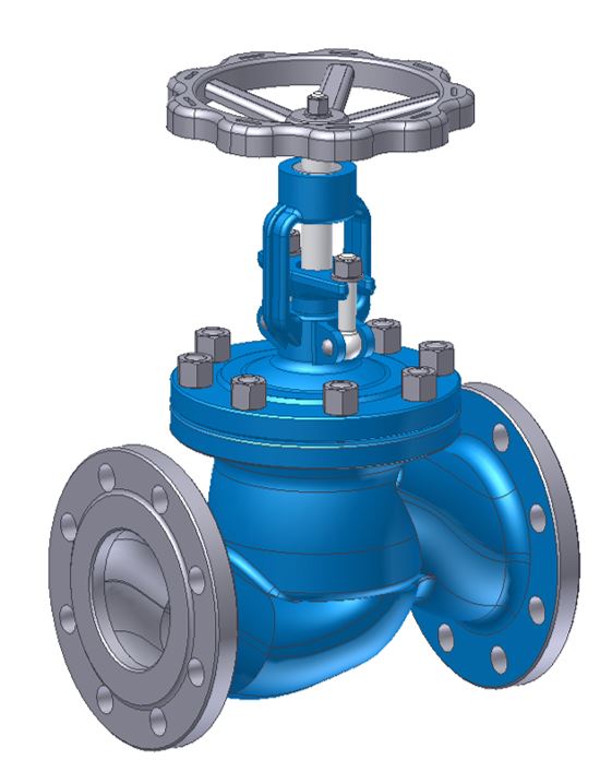 Globe valve CrNi PN63-160 DN65-200
