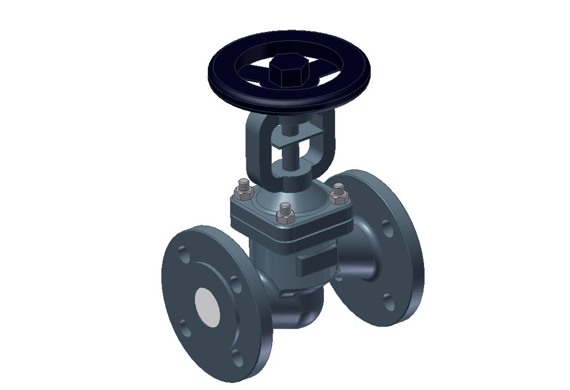 Globe valve forged steel with bellow PN16-40 DN15-50